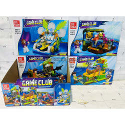 Конструкторы Игровой клуб (Jie Star, 4 вида, ~207 дет) бокс из 4 шт 87002