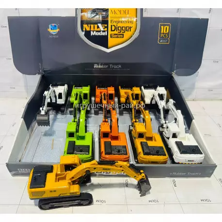 Строительная техника бокс из 10 шт 706-57