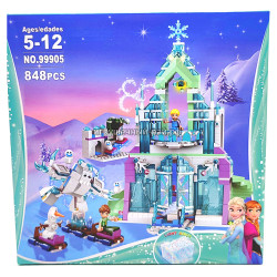 Конструктор Холод - Замок Эльзы (848 дет) 99905