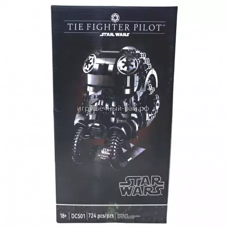 Конструктор Звёздные войны - Шлем пилота Истребителя (724 дет) DC501