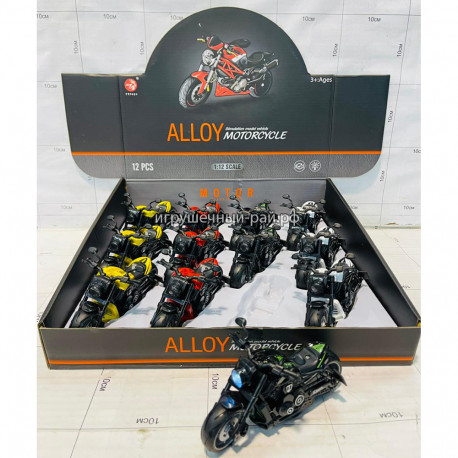 Мотоциклы бокс из 12 шт 7603