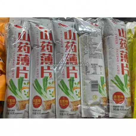 Чипсы вкус Зелёный лук 90 гр (уп. 10 шт)