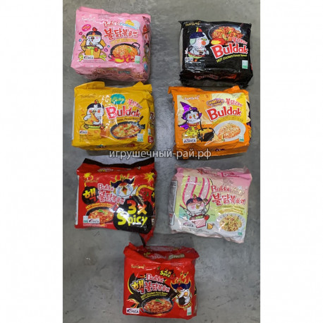 Лапша быстрого приготовления Buldak (уп. 5 шт)