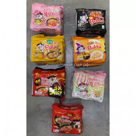 Лапша быстрого приготовления Buldak (уп. 5 шт)