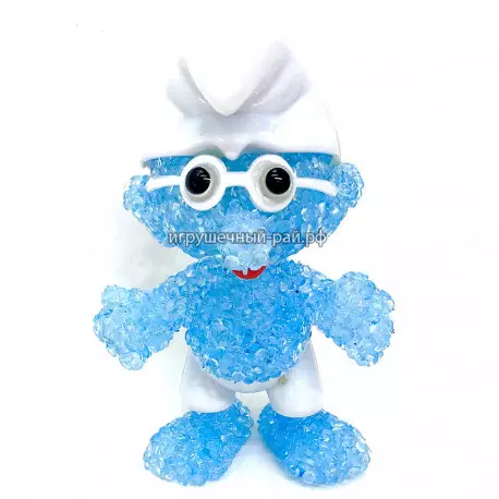 Фигурка Смурфики из кристаликов (14 см) упаковка из 12 шт xiaojingling