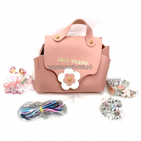 Сумочка с набором для плетения браслетов RL025