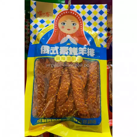 Соевое мясо с кунжутом Матрёшка жёлтая 175 гр (уп. 10 шт)