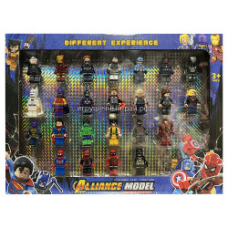 Фигурки Супер-герои для конструктора (набор из 24 шт) в коробке 22652