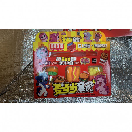 Набор жевательных конфет Пони 46 гр