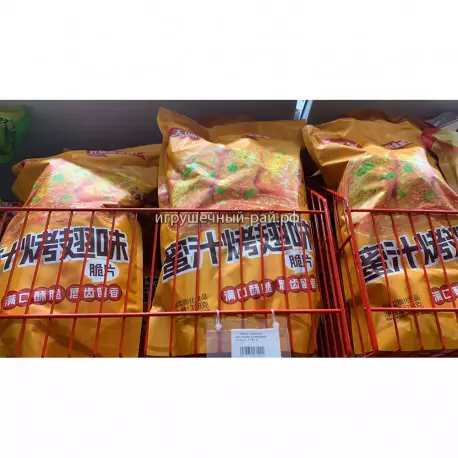 Чипсы со вкусом крылышек на медовом гриле 318 гр