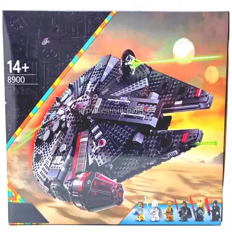 Конструктор Звёздные Войны - Тёмный сокол тысячелетия (6 фиг, 1579 дет) 8900