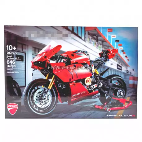 Конструктор Техник - Мотоцикл Дукати / Ducati Panigale V4 R (646 дет) DK1972