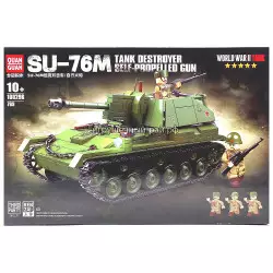 Конструктор Советский военный танк СУ-76М (769 дет) 100296