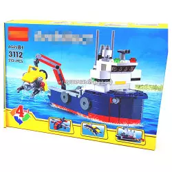 Конструктор Техник - Катер 3 в 1 (Decool, 213+ дет) 3112