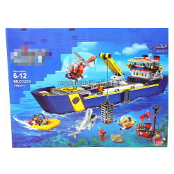 Конструктор Сити - Океан: Исследовательское судно (745 дет) D1289