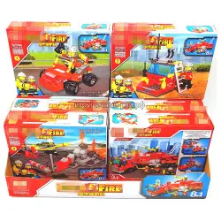Конструкторы Сити Пожарные (ZHBO, ~85 дет) бокс из 8 шт 5514