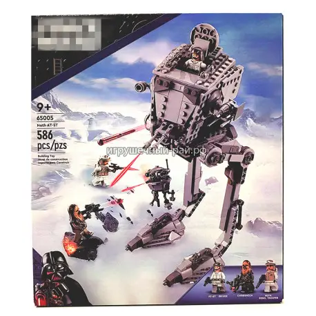 Конструктор Звёздные войны - Шагоход AT-ST на Хоте (586 дет) 65005