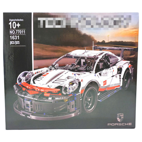 Конструктор Техник - Порше 911 / Porsche 911 RSR (1631 дет) 77011