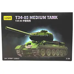 Конструктор Советский средний танк Т-34-85 (1:28, 1263 дет) 97007