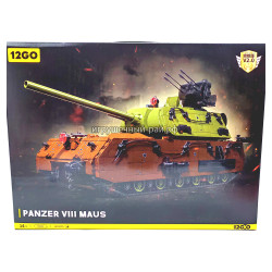 Конструктор Немецкий сверхтяжёлый танк Маус / Panzer VIII Maus (3339 дет) 98002
