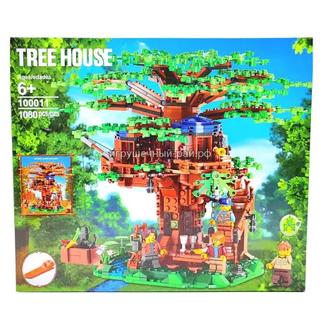 Конструктор Домик на дереве (1080 дет) 100011