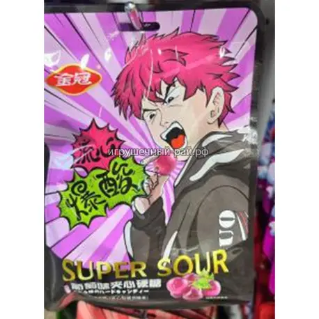 Кислые конфеты Виноград 24 гр (уп. 20 шт)