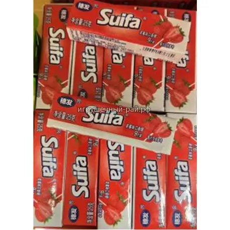 Жевательная резинка Suifa Клубника 21,5 гр (уп. 40 шт)