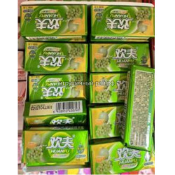 Жевательная резинка Хуаньфу Дыня и зелёный виноград