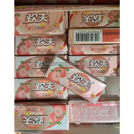 Жевательная резинка Хуаньфу Белый персик