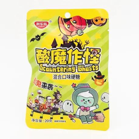 Кислые конфеты Фруктовый микс зелёная упаковка 20 гр (уп. 20 шт)