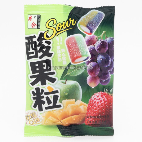 Жевательный мармелад Фруктовый микс 25 гр (уп. 12 шт)