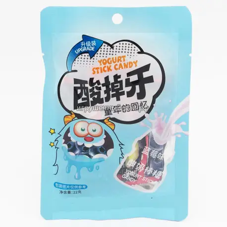 Кислые конфеты Йогуртные Голубика 22 гр (уп. 20 шт)