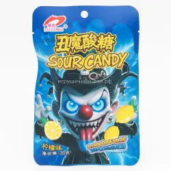 Кислые конфеты Лимон 20 гр (уп. 20 шт)