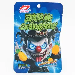 Кислые конфеты Ананас 20 гр (уп. 20 шт)