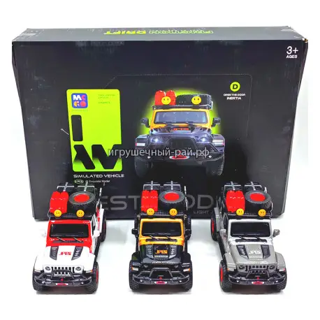 Машинка внедорожник бокс из 6 шт D704-27