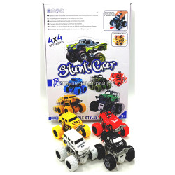 Машинки Трюковые внедорожники (4 вида) бокс из 12 шт 787-13