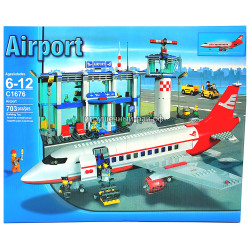 Конструктор Сити - Аэропорт (703 дет) C1676