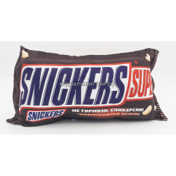 Мягкая подушка Сникерс (50x25 см)