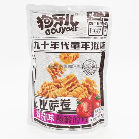 Пшеничные чипсы Томаты 188 гр