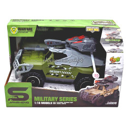 Военная машинка (пластик, 1:16) JS207