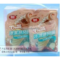 Жевательные конфеты Мороженое Шоколад 28 гр (уп. 20 шт)