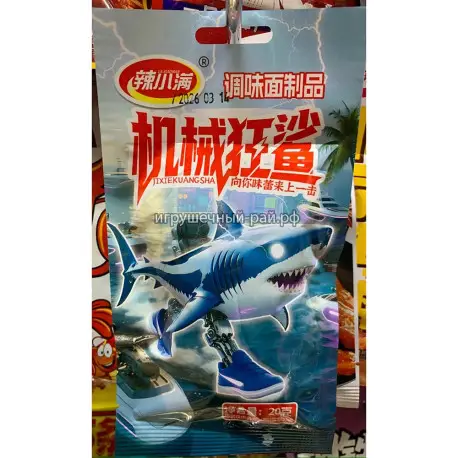 Соевое мясо Акула Тралалело Тралала 20 гр (уп. 30 шт)