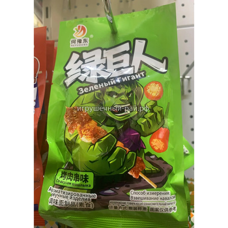 Соевое мясо Зелёный гигант Халк 20 гр (уп. 30 шт)