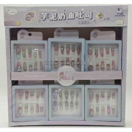 Набор ногтей (бокс из 12 шт) CJD-25110
