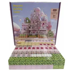 Магнитные кубики (200 дет) M200-1