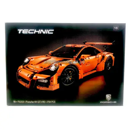 Конструктор Техник - Порше 911 / Porsche 911 GT3 RS (1:8, 2704 дет) 100012 / G0388 / FK2020 / T2056
