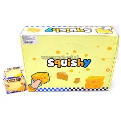 Игрушка Антистресс сквиш Сыр бокс из 12 шт YM010