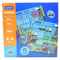 Настольная игра Судоку с машинками KW-5002