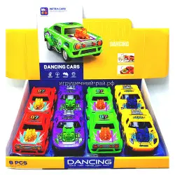 Машинка Dancing Cars, свет и звук ассортимент бокс из 8 шт D400-56