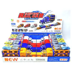 Игровой набор Грузовик-трансформер с машинками бокс из 8 шт BQ700-89